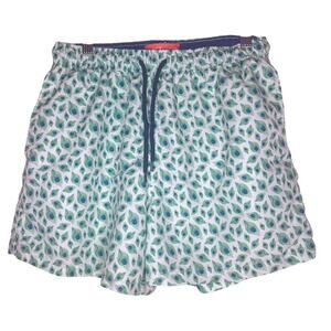 Happy Hour Men's Thigh Swim Trunk Size S Peacock feather print - SMALL